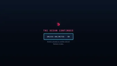 Krillion archive page showing the Unlimited unlock